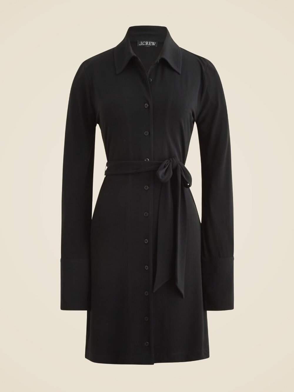 NWT J.Crew Mini shirt-dress in matte jersey